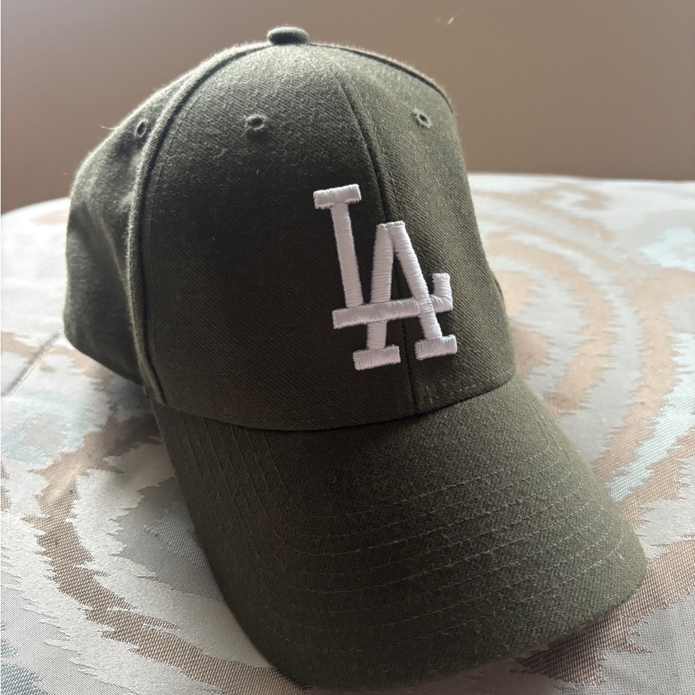 Olive Green LA Logo Cap